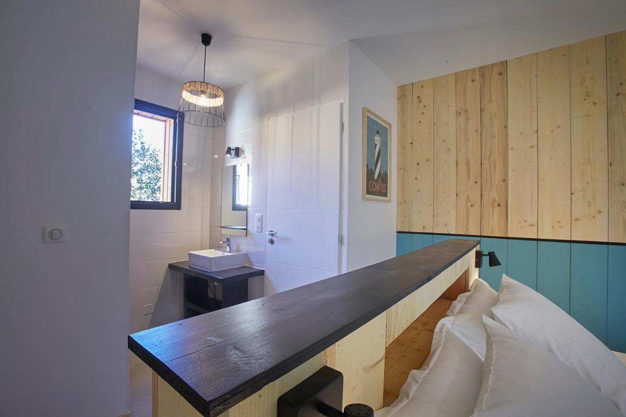 Hotel Cote Phare Contis-les-Bains Eksteriør bilde